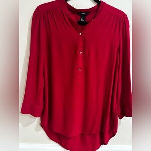 H&M Women's Red Blouse